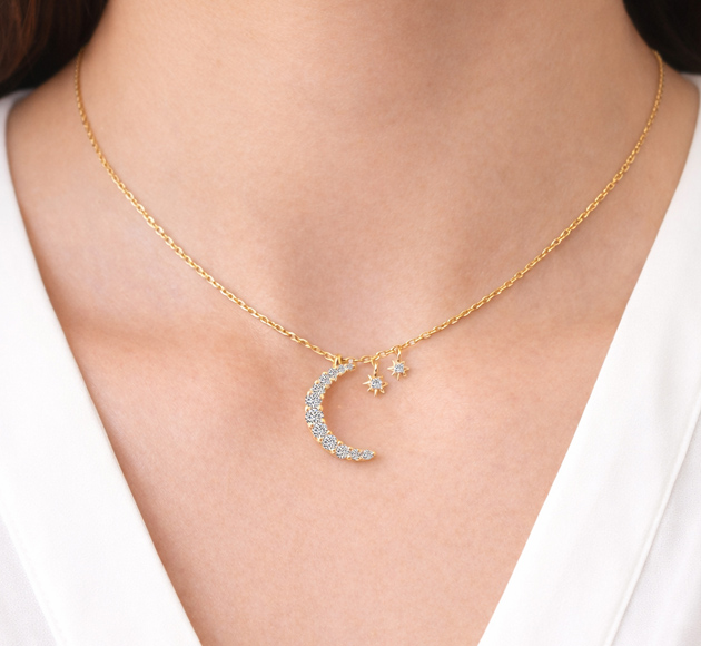 שרשרת ירח וכוכבים Whisper